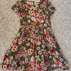 Anthropologie Floral Dress